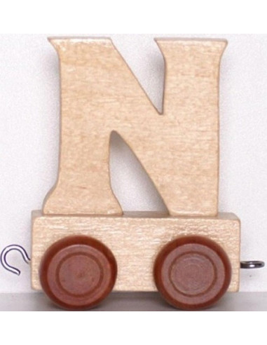 Wagonik „N” – brązowe kółka