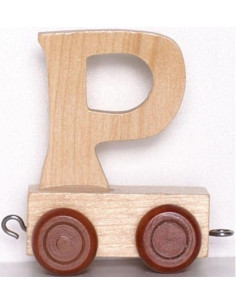 Wagonik „P” – brązowe kółka