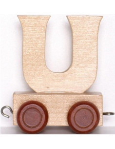 Wagonik „U” – brązowe kółka