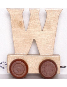 Wagonik „W” – brązowe kółka