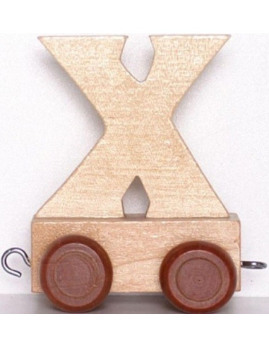 Wagonik „X” – brązowe kółka