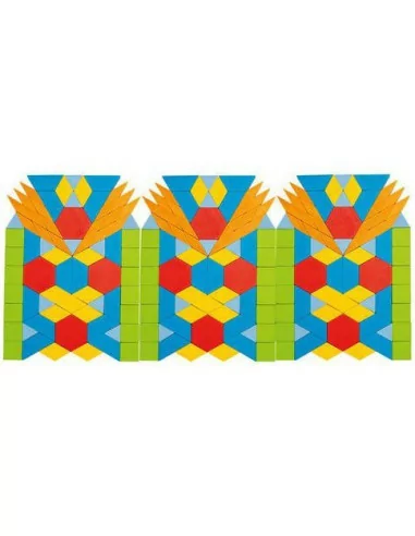 Drewniane puzzle - Mozaika, 250 Elementów