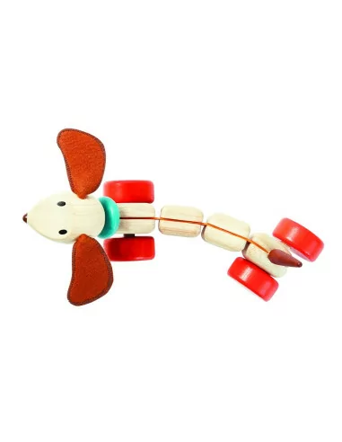 Szczęśliwy piesek do ciągnięcia