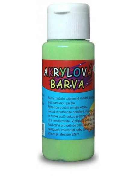 Farba akrylowa 60 ml – jasnozielona (turkusowa)