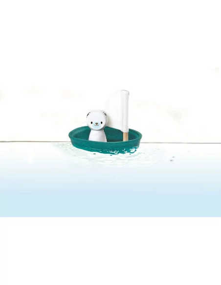 Żaglówka z niedźwiedziem polarnym