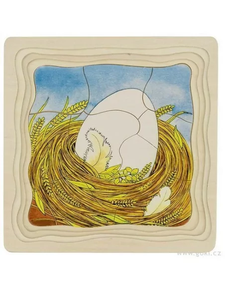 Puzzle warstwowe – od kury do jajka