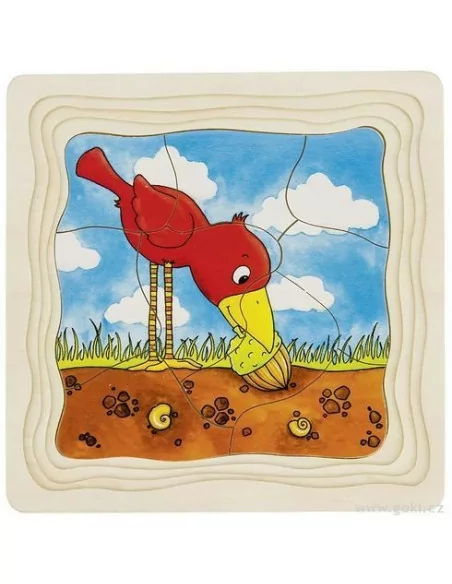 Puzzle warstwowe  – drzewo z nasiona