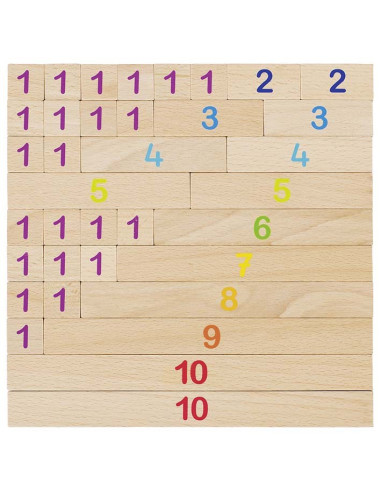 Uczymy się liczyć – deseczki, 36 elementów