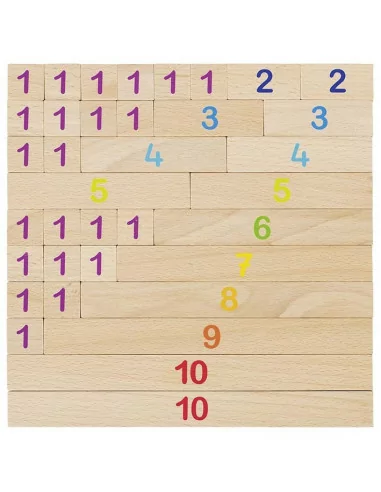 Uczymy się liczyć – deseczki, 36 elementów