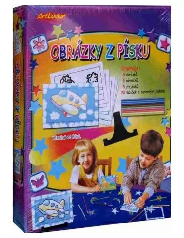 Obrazki, malowanie piaskiem