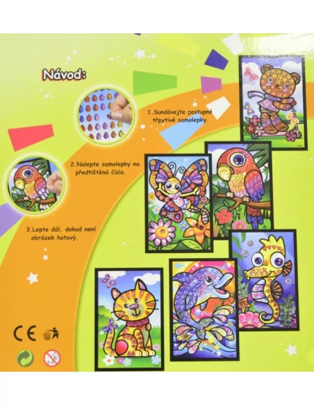 Błyszczące samoprzylepne obrazki, 2 szt.