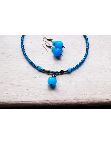 Naszyjnik i kolczyki