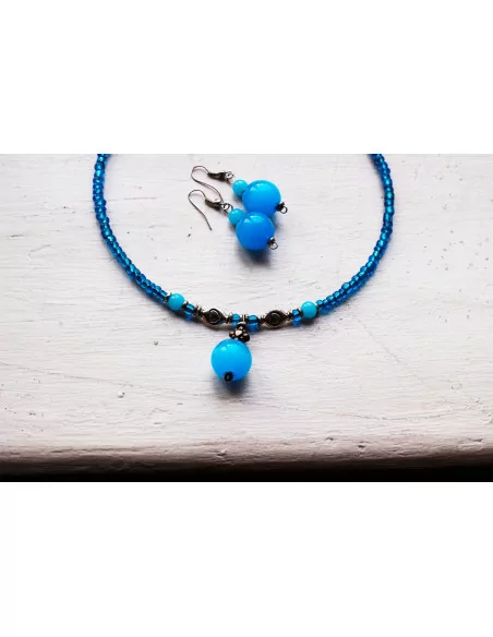 Naszyjnik i kolczyki