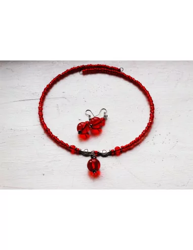 Naszyjnik i kolczyki