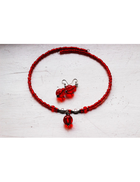 Naszyjnik i kolczyki