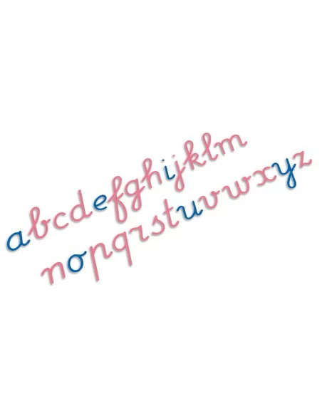 Nienhuis - Duży ruchomy alfabet, małe litery pisane