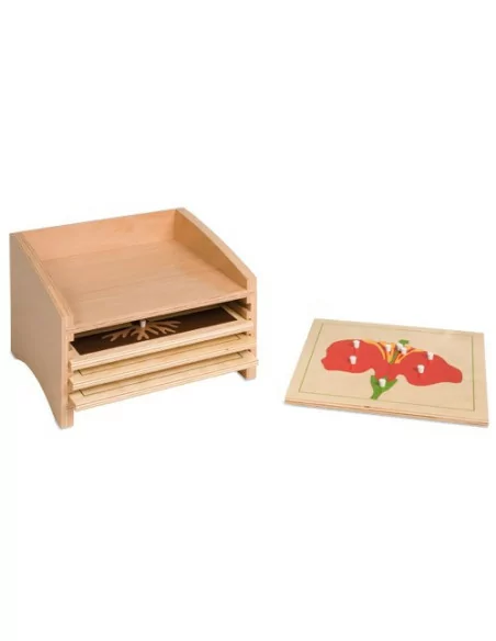 Nienhuis - Szafeczka na 4 botaniczne puzzle