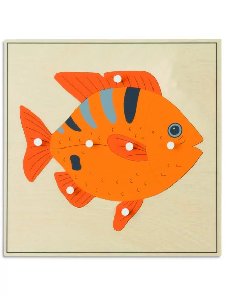 Nienhuis - Puzzle ze zwierzętami - ryba