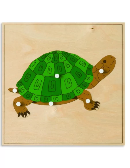 Nienhuis - Puzzle ze zwierzętami - żółw