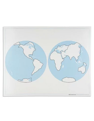 Nienhuis - Dwie półkule - mapa kontrolna, bez...