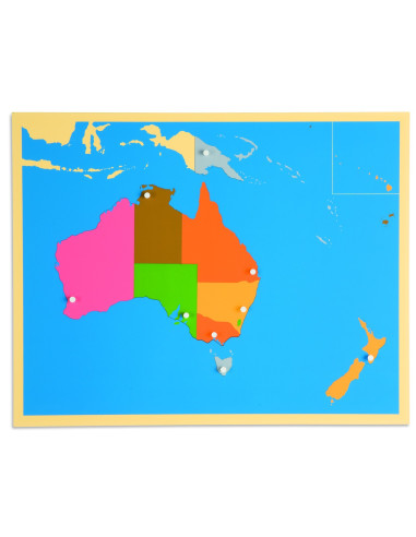 Nienhuis - Puzzlowa mapa Australii