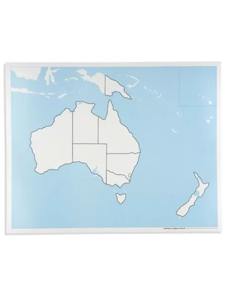 Nienhuis - Australia - mapa do pracy