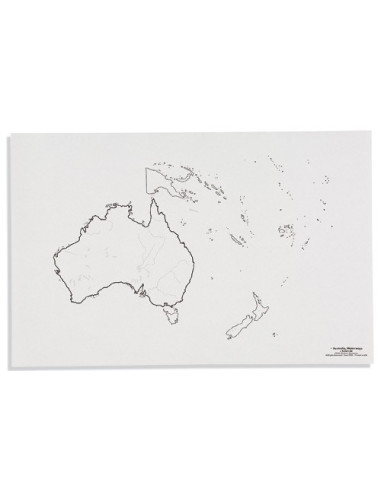 Nienhuis - Mapa Australii - cieki wodne