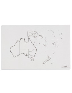 Nienhuis - Mapa Australii - polityczne