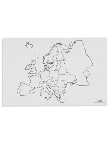 Nienhuis - Mapa Europy - polityczne