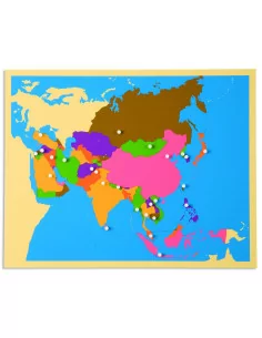 Nienhuis - Puzzlowa mapa Azji