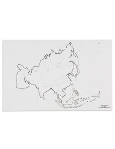 Nienhuis - Mapa Azia - cieki wodne