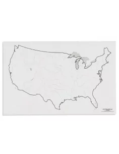 Nienhuis - Mapa USA – cieki...