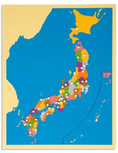 Nienhuis - Puzzlowa mapa - Japonia