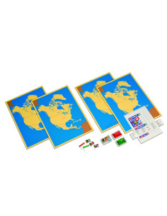 Nienhuis - 4 mapy Ameryki...