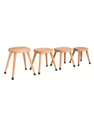 Nienhuis - Stołek C3 - Żółty (35 cm)
