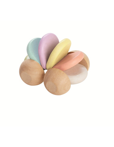 Drewniany samochód klekotka "PlanLifestyle"