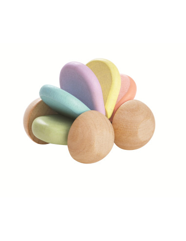 Drewniany samochód klekotka "PlanLifestyle"