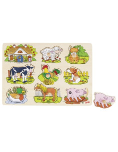 Puzzle dźwiękowe, farma z...