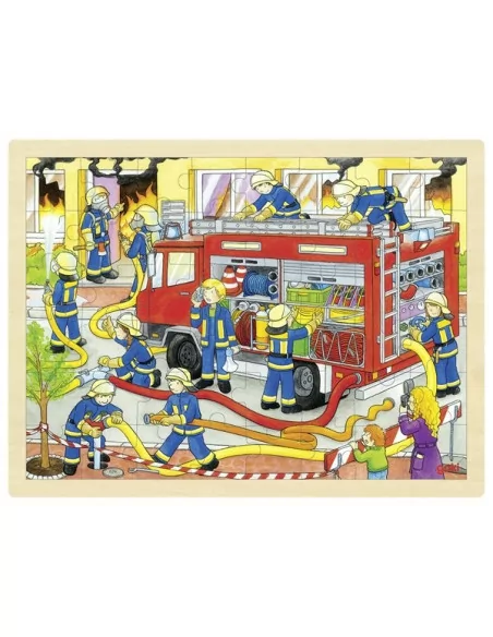 Puzzle - strażacy w odpowiedzi, 48 części