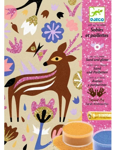 Malowanie piaskiem – Leśna polana