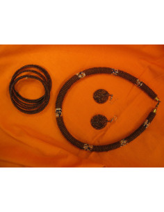 Zestaw - kolczyki,...