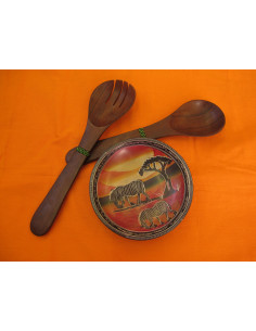 Drewniane łyżki do sałatek...