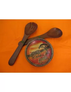 Drewniane łyżki do sałatek...