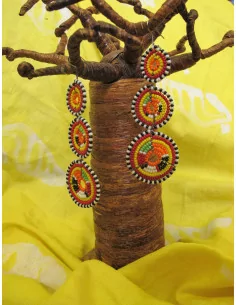 Kolczyki z koralików - duże