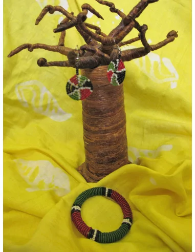 Zestaw - bransoletka i kolczyki