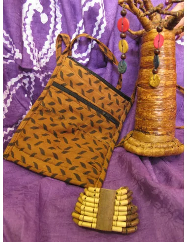 Zestaw - torebka, kolczyki, bransoletka