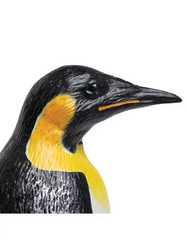 Pingwin cesarski z młodym