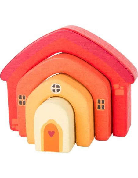 Drewniane klocki - Domek