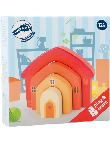 Drewniane klocki - Domek