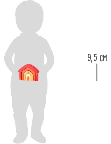 Drewniane klocki - Domek